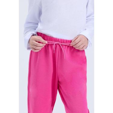 Imagem de Calça Infantil de Moletom Inverno Algodão Avulsa-Feminino