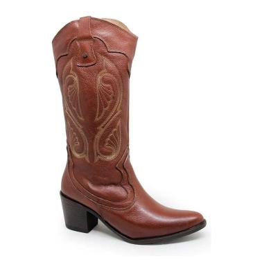 Imagem de BOTA PERLATTO NEW WESTERN CANO ALTO REF NWE001 FEMININO-Feminino
