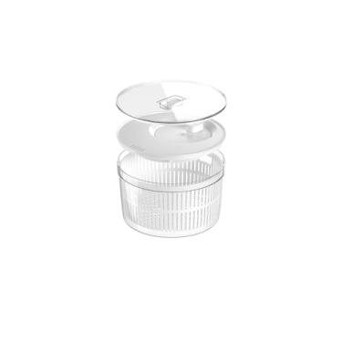 Imagem de Ou Kit Organizador e Secador de Saladas 5,5L Natural Linha Clear Fresh
