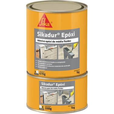 Imagem de Adesivo Epóxi Bicomponente Sikadur 1,0 kg Sika OstenVonder