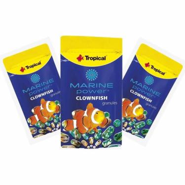 Imagem de Ração P/ Peixes Palhaços Anemonas Clownfish Tropical 15g - 3 sachês