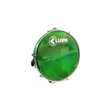 Imagem de Pandeiro Luen 10 Polegadas Pele Holográfica Verde