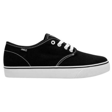 Imagem de Tênis Qix NB Vulcan Original Skate Skateboard Lançamento, Preto, Branc