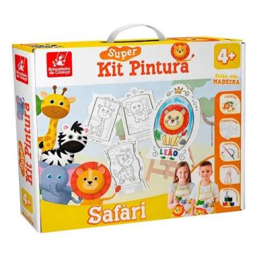 Imagem de Super kit pintura safari 2587 - BRINCADEIRA DE CRIANÇA