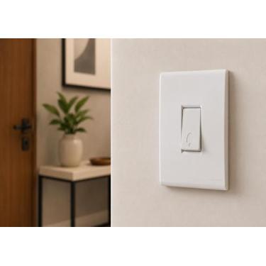 Imagem de Conjunto Montado Tramontina Liz 4x2 com Pulsador Campainha Vertical 25