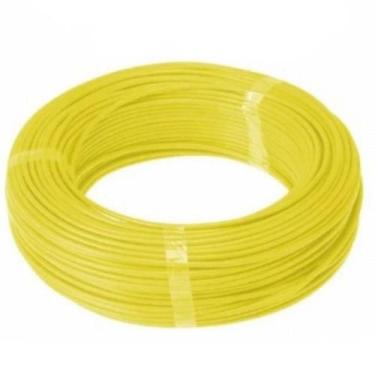 Imagem de Rolo Cabo 6mm 100mts Amarelo Cobrecom