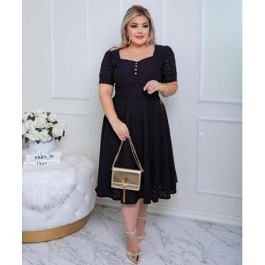 Imagem de Vestido Feminino Godê Moda Evangélica Festa Casamento - LIMA FASHION, 