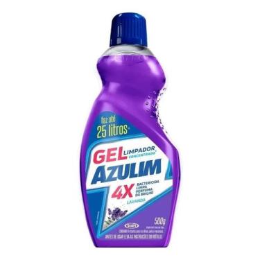 Imagem de Limpador Concentrado Gel Azulim 4 Em 1 500g Lavanda Limpeza