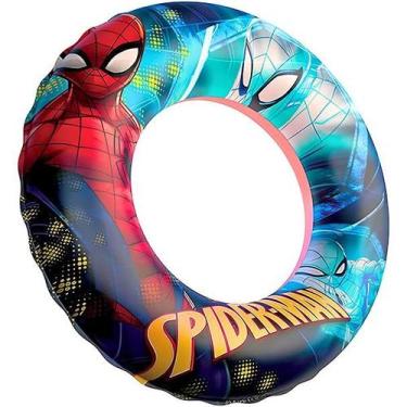 Imagem de Boia De Cintura Inflável Marvel Homem Aranha 56cm Etitoys, Homem aranh