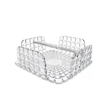 Imagem de Porta-guardanapo em plástico SMMA quadrado Guzzini Tiffany 20x20x7,3cm