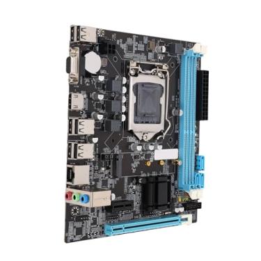 Imagem de Placa-mãe de Desktop, LGA 1155 CPU 2nd Gen Slot Dual Channel DDR3 Motherboard Com Alimentação Trifásica, Saída VGA HD, Placa-mãe Micro ATX para Jogos
