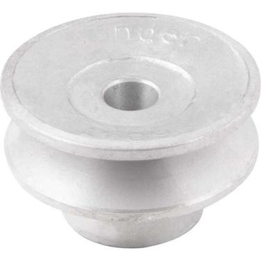 Imagem de Polia De Alumínio 1 Canal Perfil A 60mm Com Furo De 1 Vonder