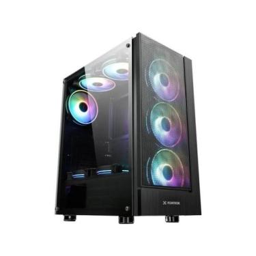 Imagem de Gabinete Gamer Fortrek Cruiser Mid Tower RGB Preto