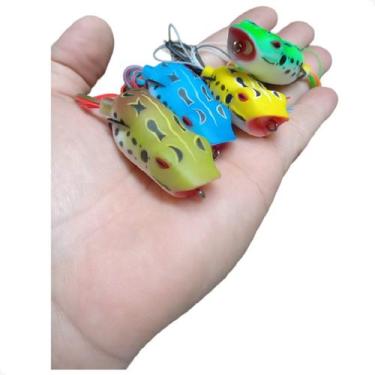 Imagem de Frog Popper Sapo Sapinho Poper Anti Enrosco kit 2 unidade - Cmik, 2 un