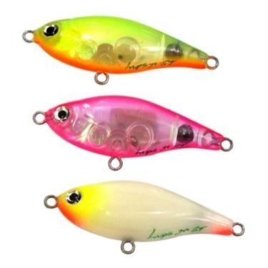 Imagem de Isca Lips Jr St stick 5,8cm Artificial Da Kv kit 3 unid, 4, 8, 12a