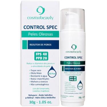 Imagem de Control Spec FPS 40 Redutor De Poros Bege Oleosidade 30g - Cosmobeauty