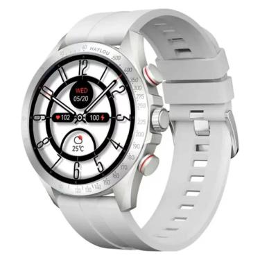 Imagem de Smartwatch Haylou Solar Pro LS18 Tela 1.43 Monitoramento de Batimentos Cardíacos e Sono Bateria 10 Dias Prata