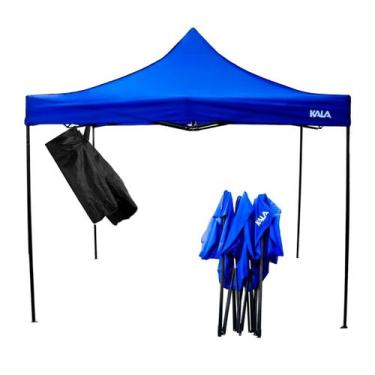 Imagem de Gazebo Dobrável Pagoda Azul 3x3m Kala