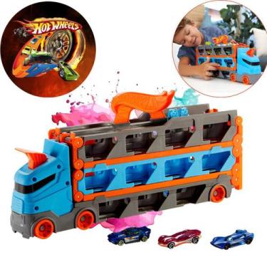 Imagem de Caminhão Guincho Reboque E Pista De Corridas Hot Wheels MATTEL