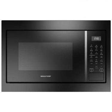 Imagem de Micro-ondas de Embutir Brastemp com 32 Litros de Capacidade Preto - BM146AE
