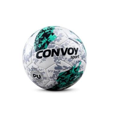 Imagem de Bola De Futebol Profissional PU Impermeável Tam 5 - - Yin's, Verde