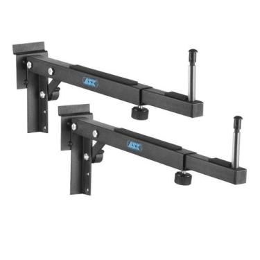 Imagem de Kit 2 Suporte Expositor Telescópico Para Teclado E Mesa De Som Canalet