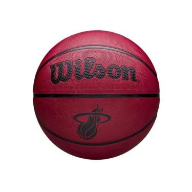 Imagem de Bola de Basquete Wilson NBA Team Tribute Solid Miami Heat N7