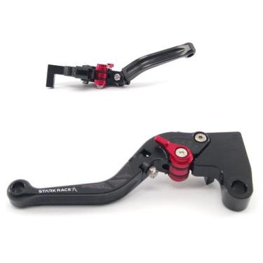 Imagem de Manete Dobrável Esportivo F750gs F850gs F900r Xr - Stark Race, Preto c