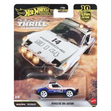 Imagem de Carrinho Colecionável Porsche 914 Safari com Escala 1:64 e Design Realista Amarelo Mattel