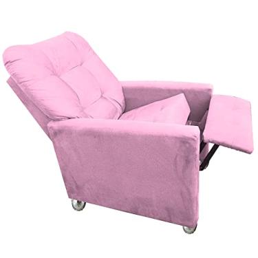 Imagem de Poltrona Do Papai Reclinavel Pallas Rosa