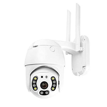 Imagem de Câmera Wi-Fi, Câmera Tooart Dome PTZ HD Sem Fio 1080P 2.0MP IP Câmera de Segurança WiFi IR-CUT Cores Externas À Prova D 'Água Visão Noturna IP66 ONVIF P2P