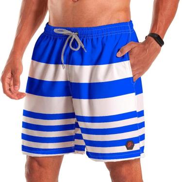 Imagem de Short Bermuda Listrado 34-Masculino