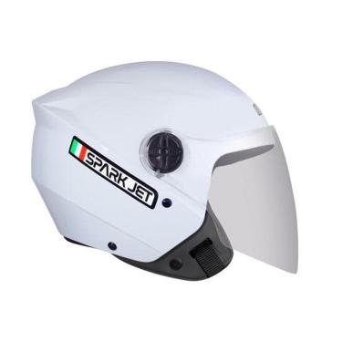 Imagem de Capacete Moto EBF Spark Jet Solid Aberto Várias Cores
