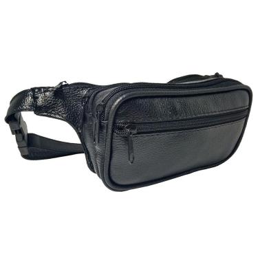 Imagem de Pochete Pequena Feita de Couro Leve Fina Slim - Le Voyage