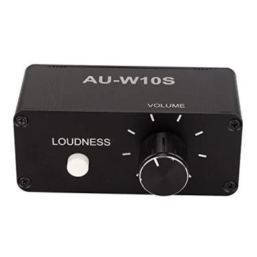 Imagem de Amplificador de potência de áudio, amplificador de fone de ouvido de alto-falante estéreo, com AUX de 3,5 mm, entrada RCA estéreo e saída RCA estéreo, para sistemas estéreo domésticos