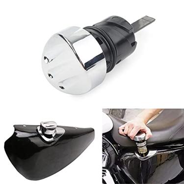 Imagem de FINMOKAL Bujão De Enchimento De Vareta De Óleo Cromado Adequado Para Harley Sportster XL 883 1200