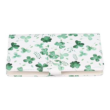 Imagem de 96 Bolsos Mini Álbum de Fotos, PU Filme de 3 Polegadas Álbum de Fotos para Mini 11 9 7s 25 70 90, 16 Páginas Mini Fotos e Cartões de Nome(Trevo)