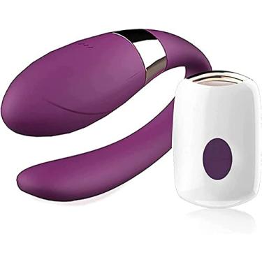 Imagem de Vibrador Casal Duplo Recarregável C/controle Sem Fio C/Vibe