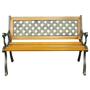 Imagem de Banco de Madeira e Alumínio Fundido Texas Unifer Móveis