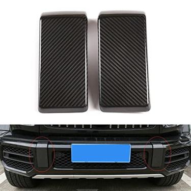 Imagem de FINMOKAL Acabamento do para-choque dianteiro de fibra de carbono real apto para Mercedes Benz G Class W463 2019-2021