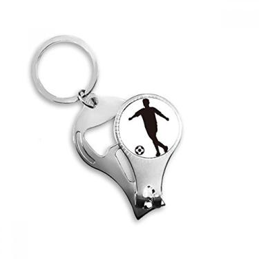 Imagem de Esboço esportivo futebol futebol anel alicate chaveiro abridor de garrafas cortador