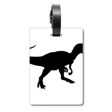 Imagem de Dinosaur Bones Miniature Extinction Mala, Etiqueta de Bagagem, Cartão Pendurado, Etiqueta de Scutcheon, Multicolorido.