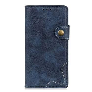 Imagem de BoerHang Capa para Samsung Galaxy S30 Pro, capa de couro tipo carteira flip com compartimento para cartão, couro PU premium, capa de telefone com suporte para Samsung Galaxy S30 Pro (azul)