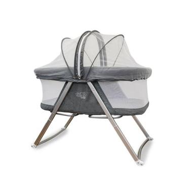 Imagem de Berço Moisés Portátil Com Balanço Comfy 9Kgs Cinza - Maxibaby - Maxi B