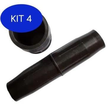 Imagem de Kit 4 Varão Simples Para Cortinas 1,50Mts 19mm Rosa Compacto - J&C Ace