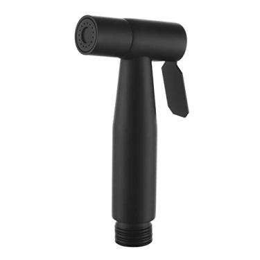 Imagem de LIDON Cabeça de pulverizador de bidê torneira de chuveiro preta pano bidê pulverizador de fraldas para banheiro cabeça de chuveiro de banheiro pulverizador de aço inoxidável preto para limpeza de toalha de banheiro