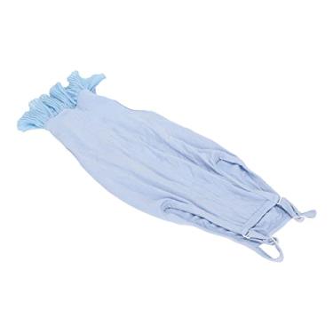 Imagem de Topincn camisa de recuperação de gato, roupas de gato pós-tratamento, decote de renda azul claro para gatos todos os dias (S)