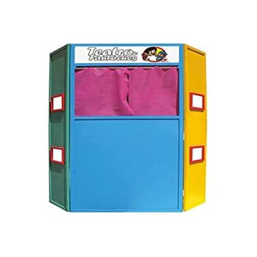 Imagem de Teatro de Fantoches - Madeira - Ciabrink, Multicolorido