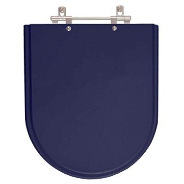 Imagem de Tampa de Vaso Sanitário Poliéster Jasmim Azul para bacia Fiori
