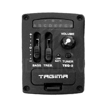 Imagem de Pré Equalizador p/ Ukulele Com Afinador Tagima TEQ 2